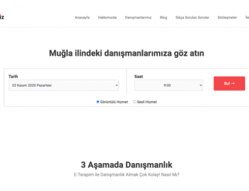 Online Terapi Platformu eTerapiniz Yayında!